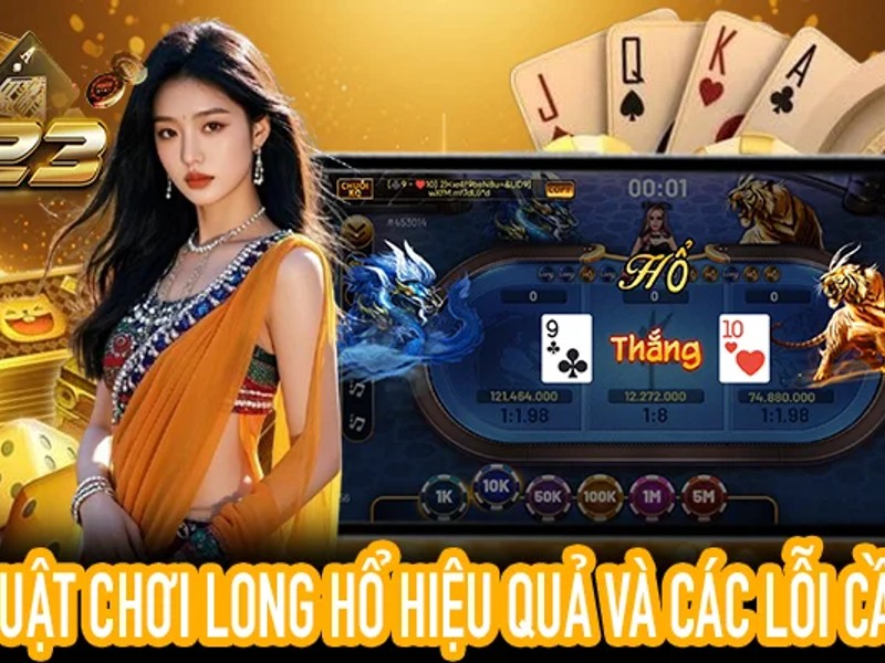 Bàn chơi Blackjack với các quân bài và người chia bài